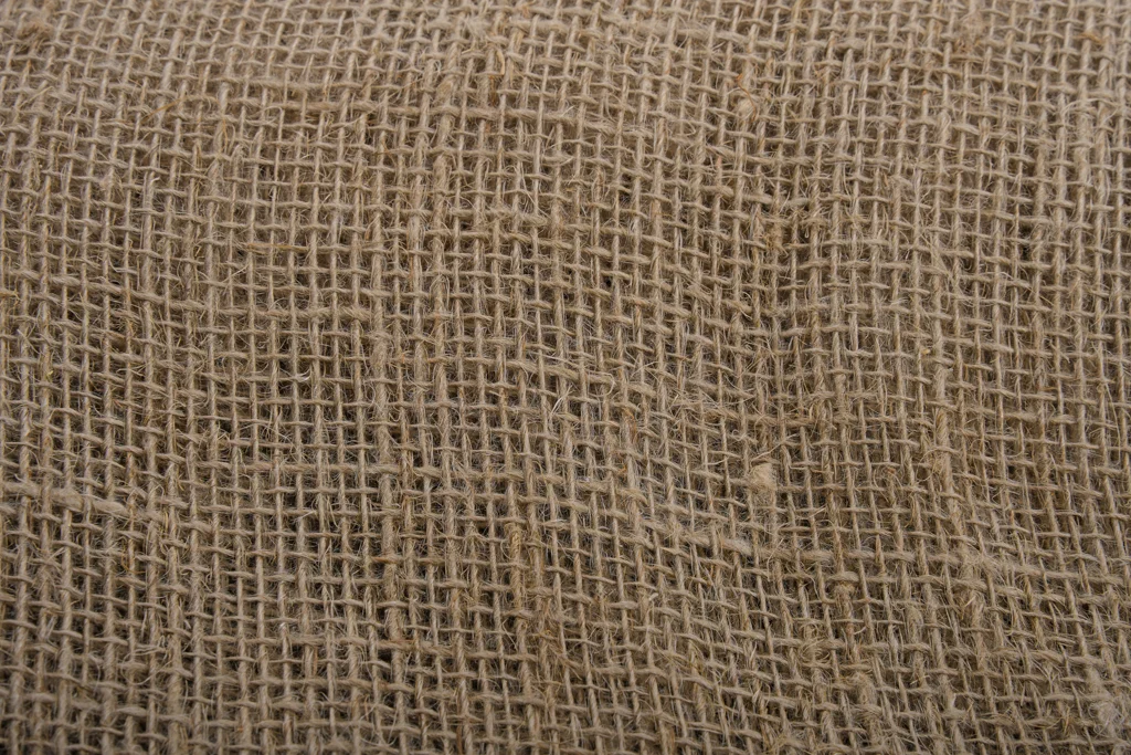 Țesătură Sackcloth 1, textură aproape
