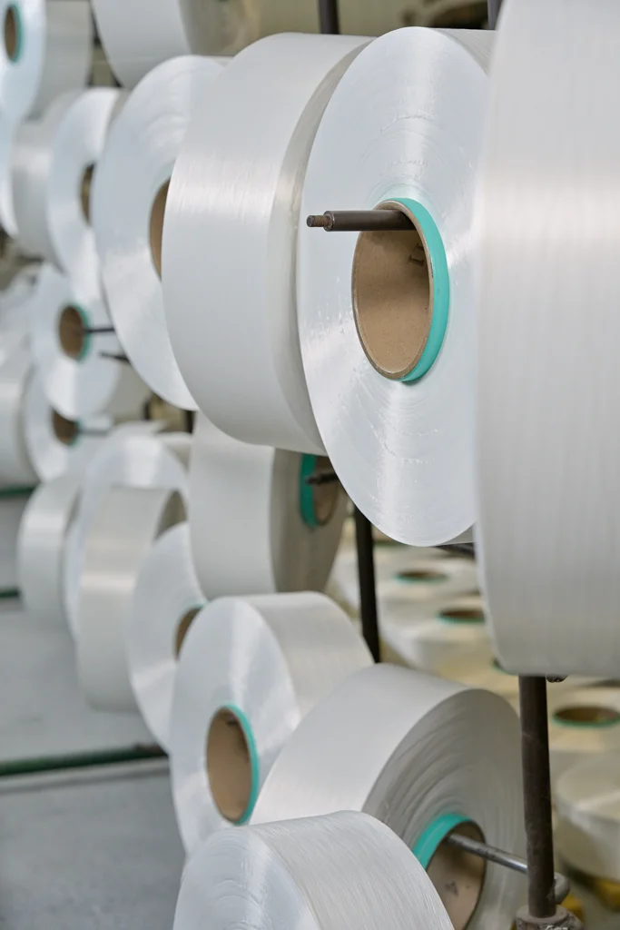 Textile facility atmosphere with natural light