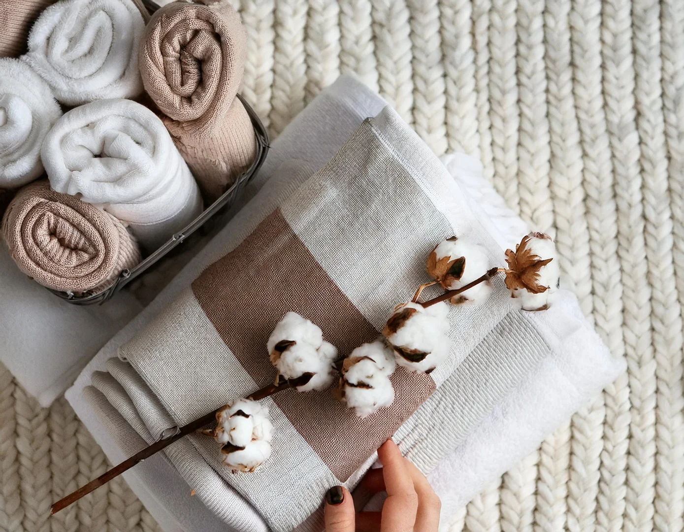 Articole textile casnice din bumbac