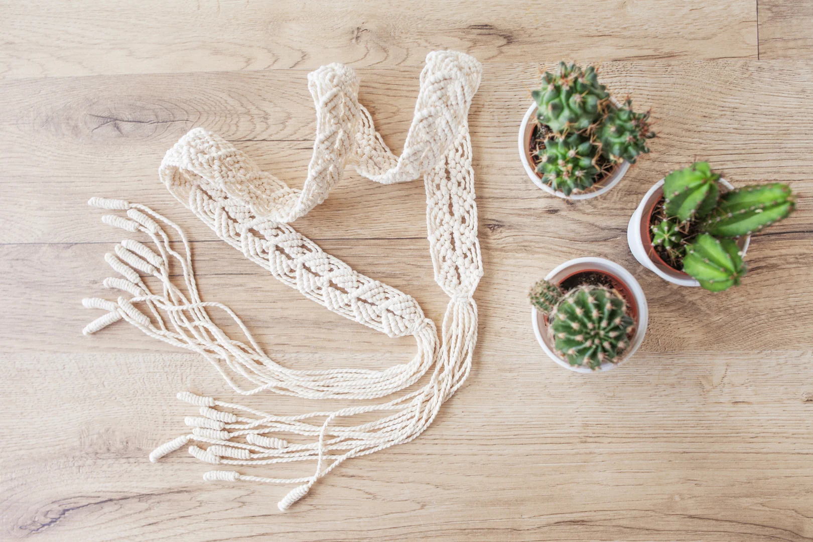 Fire de cânepă folosite la macrame